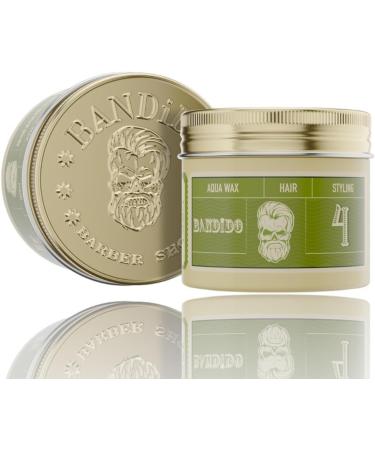 Bandido Aqua Wax No.4 Green - Strong Hold Hair Wax for Men (3 x 125ml) | Premium Styling Pomade Set - Buy Online on GoSupps.com
