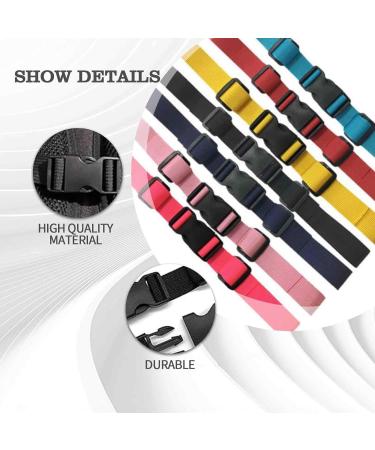 Khiry 7-Piece Chest Strap Backpack Set - Adjustable Chest Strap Satchel with Spare Buckles for Hiking & Jogging - Buy Online on GoSupps.com