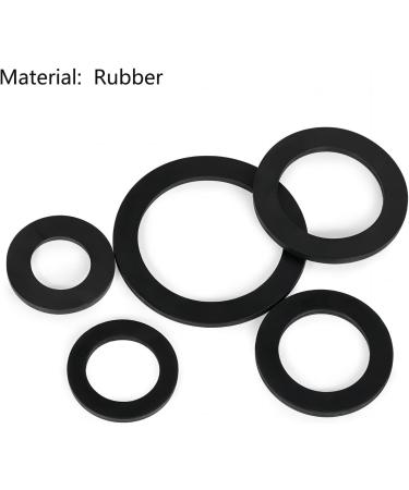Buy Qrity 6-Piece O-Ring Sealing Rubber Set | Kitchen Sink Snappy Gum Seal | Replacement Seals | OD 38mm ID 29mm for Pipe Sealing - Buy Online on GoSupps.com