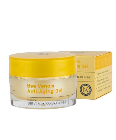 Bee Rx Anti-Aging Bee Venom Facial Gel Moisturizer - Anti-Wrinkle Cream Firming Face Cream - Natural Kanuka Honey Skin Care Products