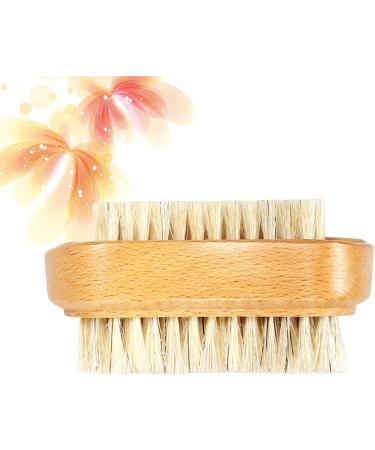 FRCOLOR Double Sided Nail for Cleaning Wood Hand Nail Scrub Nail Cleaning Brush Bristle Nail Brush Manicure Nail Cleaner Brush Nail Cleaning Tool Bristles Wooden Foot Wash - Buy Online on GoSupps.com