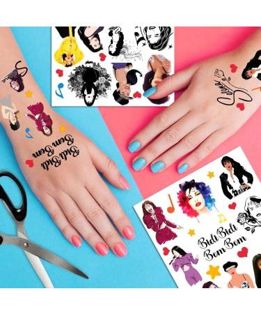 Selena Temporary Tattoos 100Pcs - Singer Inspired Stickers for Girls & Kids Party Decor - Buy Online on GoSupps.com