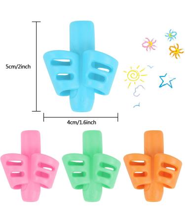 Sannix 16-Piece Ergonomic Pencil Handles for Children's Handwriting | Toddler Writing Tools | Perfect for Preschool & Kids - Buy Online on GoSupps.com