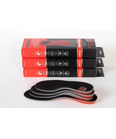 Orthotic Inserts for Plantar Fasciitis - 3cm Arch Support Insoles for Men & Women | Relieve Flat Feet & Enhance Performance - Ideal for Athletes (Men 6.5-8.5 Women 8-10 - Buy Online on GoSupps.com