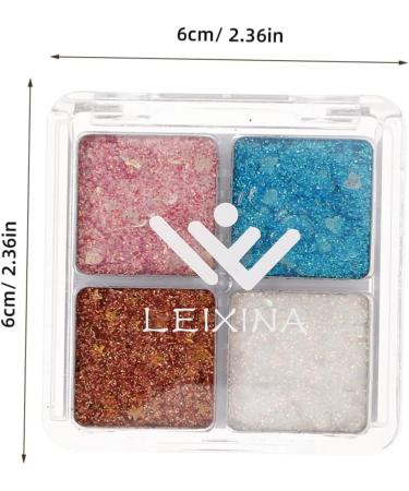 CRILSTYLEO 2pcs Glitter Eye Makeup Glitter Eyeshadow Sparkle Eyeshadow Women Glitter Eye Shadow Face Glitter - Buy Online on GoSupps.com