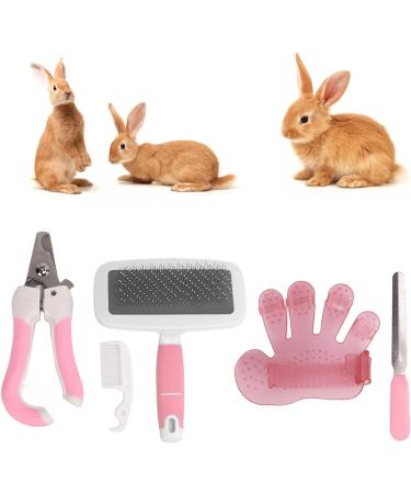 Pyhodi Bunny Cleaning Bath Comb Set Fast Rabbits Grooming Kit Deep Cleansing Massage Interactive for Small Animal - Buy Online on GoSupps.com