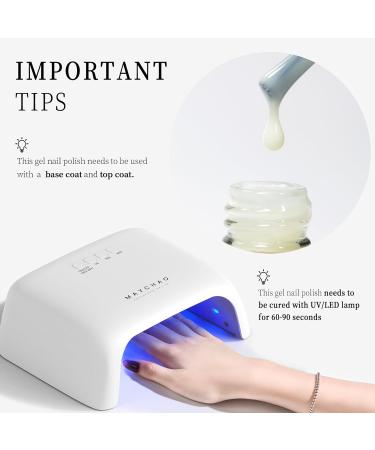MAYCHAO Jelly Gel Nail Polish - 15ML Beige Soak Off Gel Polish for DIY Manicure - UV LED Nude Gel for Home Salon Nail Art - Buy Online on GoSupps.com