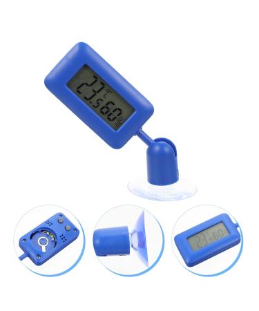 Frcolor Digital Reptile Hygrometer & Thermometer for Bartagame Tanks - Accurate Temperature Monitoring & Display | Sky Blue 10x3x1.5cm - Buy Online on GoSupps.com