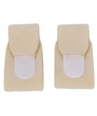 2pcs Hammer Toe Straightener Strap Skin Color Universal Soft Ergonomic Claw Toe Corrector for Bent Toe (S)