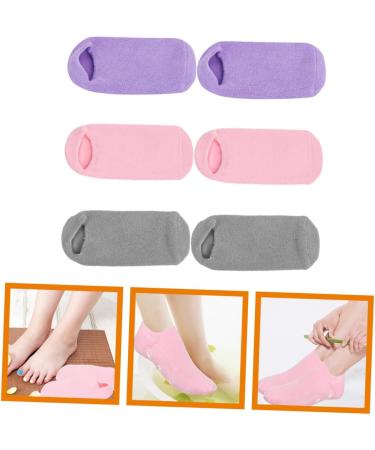FRCOLOR 6 Pairs Foot Gel Socks Community Essential Oil Essential Oils Sleeping Socks Keep Warm Cotton Spandex Miss - Buy Online on GoSupps.com