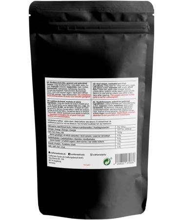  CRAFTSMAN FINEST FOODS Craftsman Beef Jerky TERIYAKI 250g (5 x 50g) | Dried Meat from Germany - Bavaria | American Jerky Kit | 100% Beef | Teriyaki | Premium Beef | Meat Snack - Buy Online on GoSupps.com