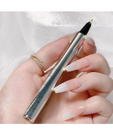 VINMEN Liquid Glitter Eyeliner - Metallic Shimmer Eyeshadow in Silver | Waterproof Long-Lasting Formula - Buy Online on GoSupps.com