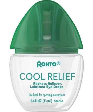 Rohto Cool Redness Relief Eye Drops 0.4 Fl Oz - Fast Relief for Red Irritated Eyes | Buy Online - International Shipping Available - Buy Online on GoSupps.com