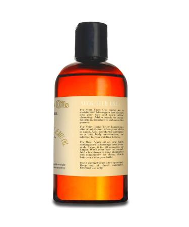 Ultra Clear Emu Oil 8oz - 100% Pure, Natural & Organic Lightweight Moisturizer for Skin and Hair - Buy Online on GoSupps.com