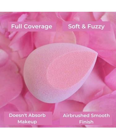 Buy PRAUSH Microfiber Contour/Baking Sponge - Bloggers' Favorite Aqua & Blush Pink Makeup Blender for Flawless Application - Buy Online on GoSupps.com