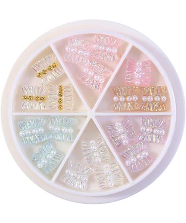 HIOPOIUYT Nail Art 3D Nail Tie Design Nail Art Slices Nail Studs For Nail Art 3d Nail Art 3d Nail Art Bows - Buy Online on GoSupps.com