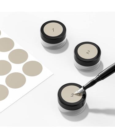 Newans 30-Piece Clear Jars with Screw Caps - Ideal for Make-up Creams & Lotions - Transparent 10G10ml Containers with Stickers - Buy Online on GoSupps.com