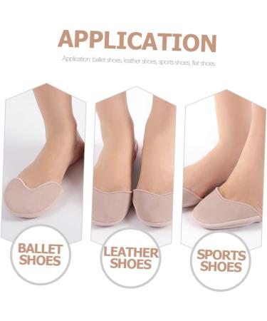 NOLITOY Toe Shoe Inserts & Protector - 2 Pairs Ballet Dance Toe Pads & High Heel Socks - Comfort & Support for Women - Buy Online on GoSupps.com