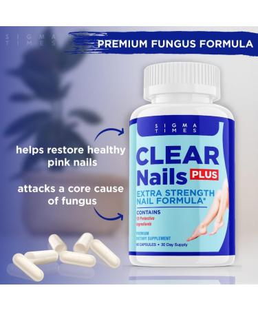 Clear Nails Plus Probiotic Pills - Advanced Formula (60 Capsules) - Buy Online on GoSupps.com