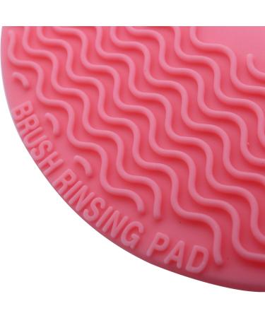 iFutniew Silicone Make-Up Brush Cleaning Pad Palette Brush Cleaner Cleaning Mat Washing Washer Pad Cosmetic Makeup Cleaner Tool Pink - Buy Online on GoSupps.com