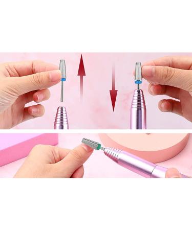 Nail Drill Bit Multifunctional Nail Drill Bit Set Nail Drill Bits Multifunctional Nail Drill Bits Tungsten Steel 5 in 1 Nail Polishing Grinding Head Manicure Tool (Silver) - Buy Online on GoSupps.com
