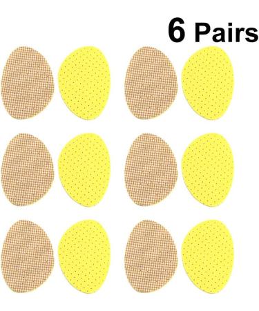 SUPVOX 6 Pair of Half insoles shoe filler latex inserts front insole pad breathable shoe pad cushion - Buy Online on GoSupps.com