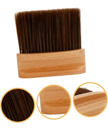 Ipetboom Neck Brush Duster for Cleaning Nail Cleaner Brush Neck Cleaning Brush Neck Duster Bristles Hair Cleaning Brush Broken Hair Removal Brush Duster Brush Soft Fur Beech 12X11X2CM As Shown - Buy Online on GoSupps.com