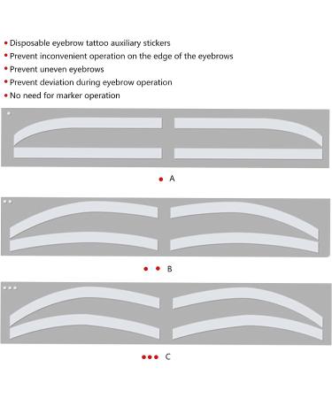 Silicone Disposable Eyebrow Stencil Kit for Microblading - Hygienic & Easy to Use - Buy Online on GoSupps.com