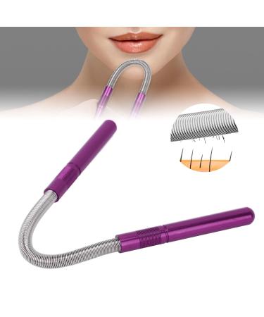 Spring Bend Epilator | Stainless Steel Face & Hair Remover Tool - Purple | Precision Beauty & Makeup Cleaning - Buy Online on GoSupps.com