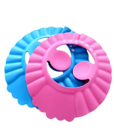 Pengxiaomei 3Pcs Baby Shower Caps - Adjustable Bathing Hat for Kids with Ear Protection - Buy Online on GoSupps.com