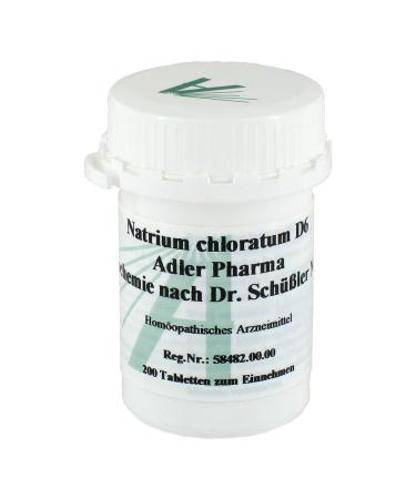 Biochemistry Adler 8 Natrium Chloratum D 6 Tablets