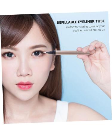 Beavorty 4pcs Eyeliner Empty Refillable Mascara Tube Eyeliner Pen Liquid Pen Fine Brush Plastic Make up - Buy Online on GoSupps.com