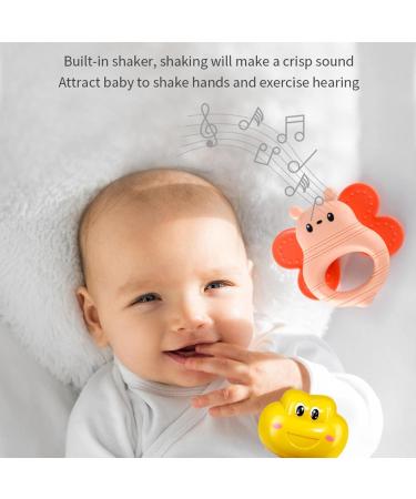 Pisamhid Sensory Bite Rattles | Affenrassel Biting Toys for Babies | Music Toys for Early Development | Perfect Newborn Birthday Gift for 0-3 Year Olds | 9-Part Young Monkeys Storage Box Set - Buy Online on GoSupps.com