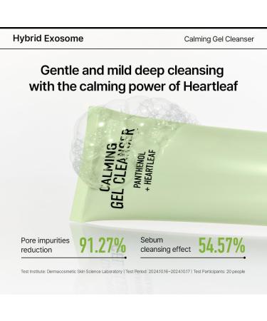 Parnell Panthenol Heartleaf Calming Gel Cleanser | 180ml / 6.08 fl.oz soothing & moisturizing cleanser korea skin care korea beauty - Buy Online on GoSupps.com