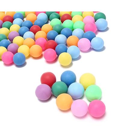 MYSXN 20PCS Colored Ping Pong Balls,Plastic Table Tennis Ball for Pong Game and Advertising,Kids,DIY,Fun Arts