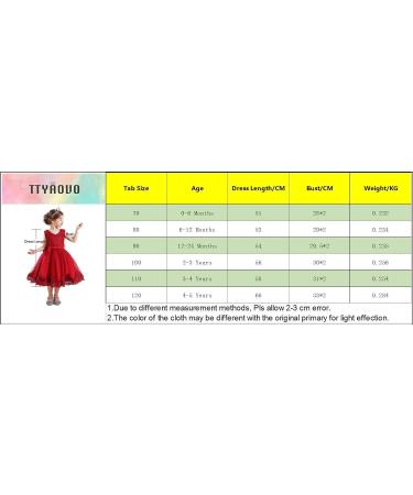 TTYAOVO Baby Wedding Pageant Baptism Christening Tutu Gown Princess Dress 12-24 Months - White - Buy Online on GoSupps.com