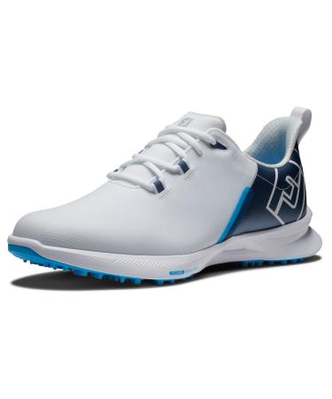 FootJoy Men's Fj Fuel Sport Golf Shoe 43 EU White Navy