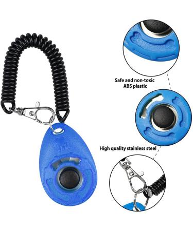 Dog Clicker 6 Pcs Clicker Dog Training Dog Clicker Training with Wrist Strap Big Button Clicker Training for Pet Dog Puppy Cat Bird 6 Colors - Buy Online on GoSupps.com