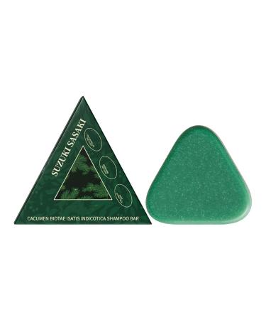 Uzionoie Nature Seven Green Hair Care Shampoo Strengthens Hair Reduces Hair Loss & Gives Lightness For Oily & Itchy Scalp Hair 100% Natural (120g)