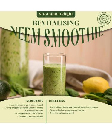 Pride Of India - Natural Neem/Margosa Herb Powder 227 gm Neem(Margosa) Ground 1 Ounce (Pack of 1) - Buy Online on GoSupps.com