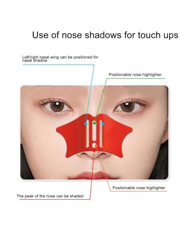Nose Shadow Template & Silicone Contour Tool Set for Flawless Makeup Perfect for Beauty Enthusiasts | International Shipping Available - Buy Online on GoSupps.com