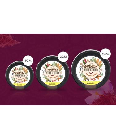 Saffron | Authentic Kashmiri saffron || Finest Pure Premium Red Kashmiri Saffron Threads Grade A+ Finest Grade Saffron for Tea Paella Rice Desserts and all Culinary Uses(2 PACK OF 2 GRAM) 4 Gram - Buy Online on GoSupps.com