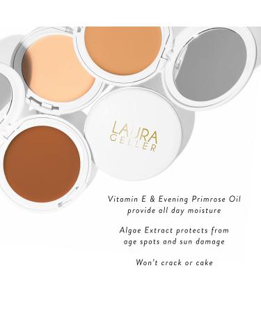 Laura Geller Timeless Skin Cream Compact Foundation Medium 230 - Medium to Full Coverage - Buy Online on GoSupps.com