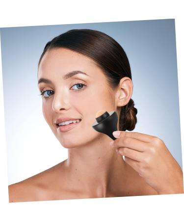 DOITOOL Oil-Absorbing Volcano Stone Ball for Facial Massage - Black | 7.5x5x5CM | Perfect for Skin Care - Buy Online on GoSupps.com