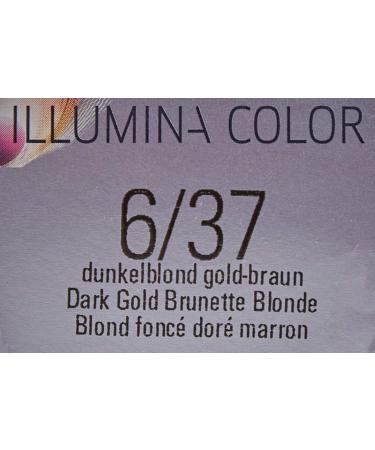 2er Wella Illumina 6/37 Dark Blonde/Gold Brown - 60ml Hair Color Pack | Shop Internationally - Buy Online on GoSupps.com