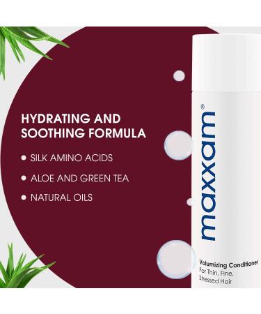 Maxxam Thickening Conditioner for Thin & Fine Hair | Daily Volumizing Hair Care | Color Treated Hair | 10 Fl Oz - Buy Online on GoSupps.com