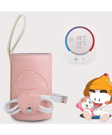 Baby Bottle Warmer USB Baby Bottle Warmer Heater Bottle Bag Milk Bottle Heater Baby Milk Heater Milk Boxes for Water Cups for Mineral Water Bottles Insulation Bottle(Pink) - Buy Online on GoSupps.com