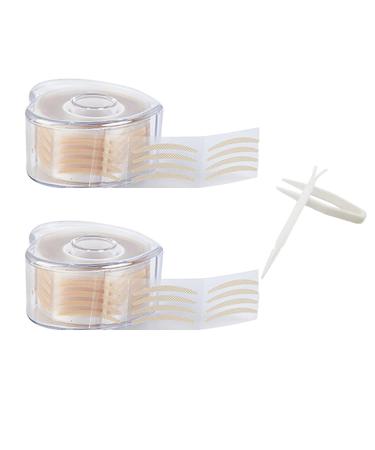 Anjoize Eyelid Lift 1200pcs/600pcs Anjoize Invisible Eyelid Lifter Strips Kit Various Styles of Eyelid Tape for Hooded Eyes Invisible (L-2PCS Grid) L-2PCS Grid