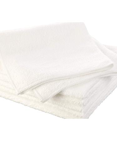 Sichler Beauty Microfiber Cloths - 10 Pack Facial Care Towels | White 30x30cm Microfiber Washcloths for Face Cleaning - Buy Online on GoSupps.com