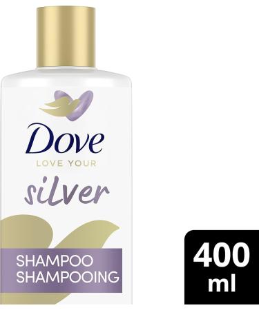 Dove Gorgeous Grays Shampoo lightweight system for hair volume & radiant shine with less brassiness sulfate free shampoo with biotin complex 400 ml - Buy Online on GoSupps.com